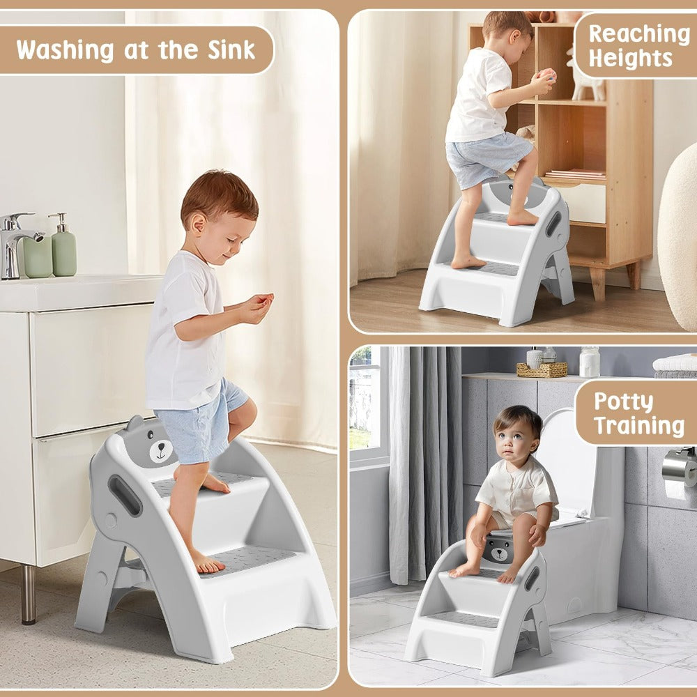 Foldable Step Stool with Carry Handle for Comfortable Everyday Seating detail image - detail view 7