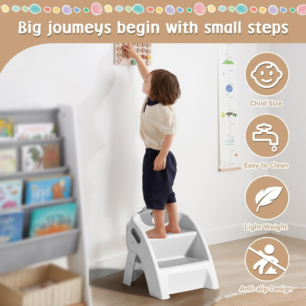 Foldable Step Stool with Carry Handle for Comfortable Everyday Seating detail image - detail view 9