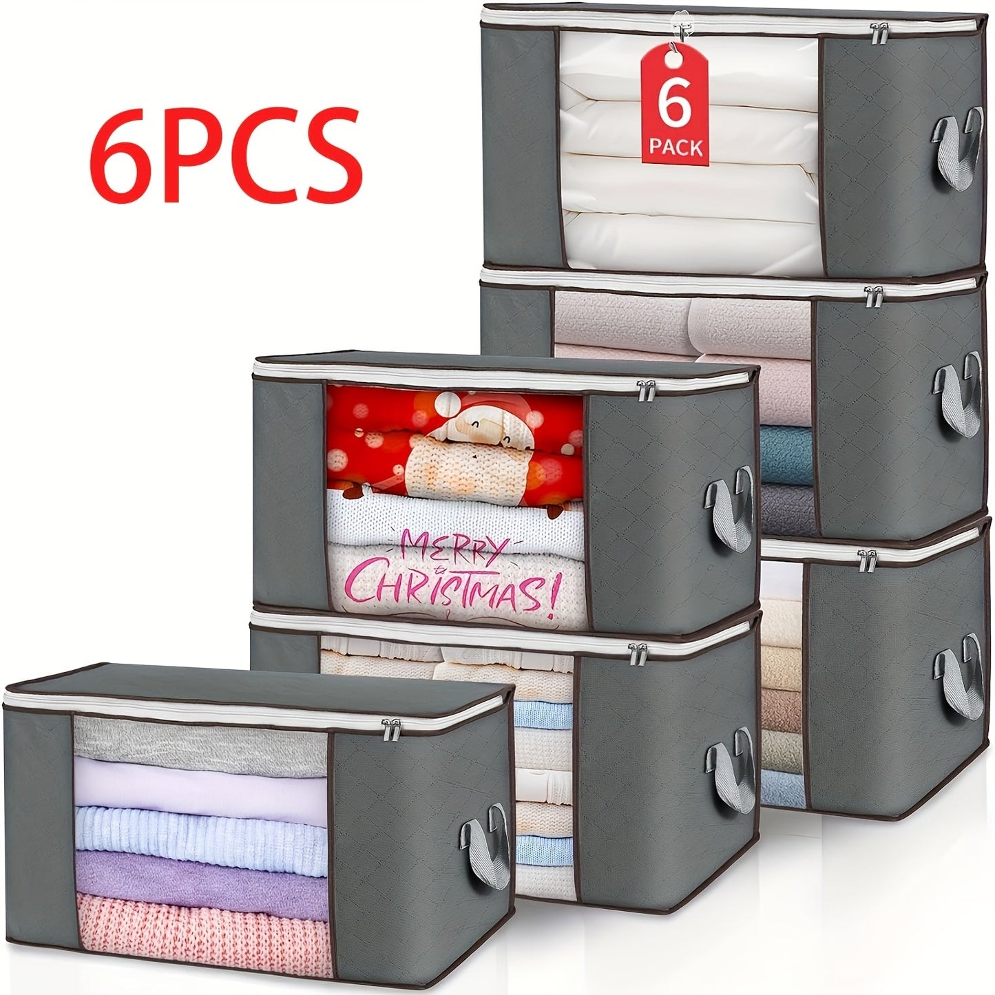 Storage Bags shown in the 6 Pieces option