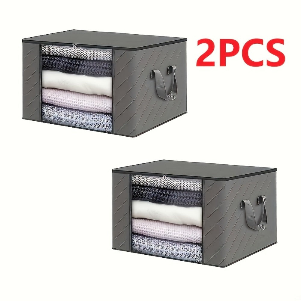 Storage Bags, Large 23.78 Gal Foldable Clothes Storage Bins Closet Organizer Containers shown in the main product view