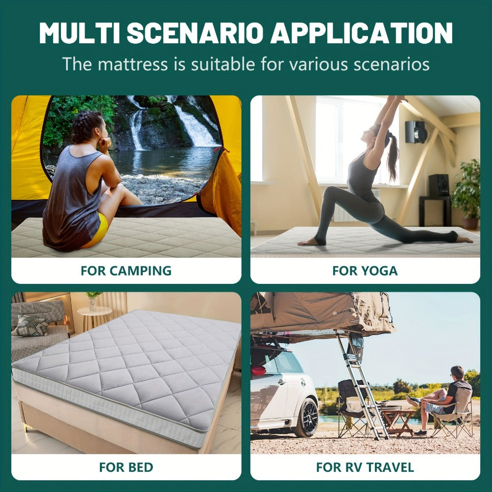 Foldable Twin Floor Mattress with Carry Bag and Multiple Color Options detail image - detail view 11