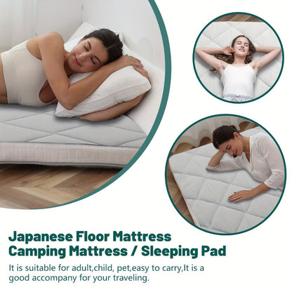 Foldable Twin Floor Mattress with Carry Bag and Multiple Color Options detail image
