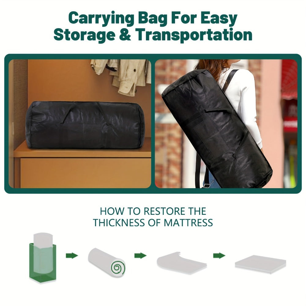 Foldable Twin Floor Mattress with Carry Bag and Multiple Color Options detail image - detail view 7