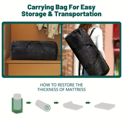 Foldable Twin Floor Mattress with Carry Bag and Multiple Color Options detail image - detail view 7