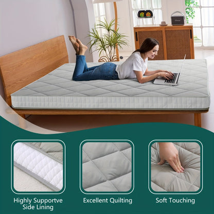 Foldable Twin Floor Mattress with Carry Bag and Multiple Color Options detail image - detail view 8