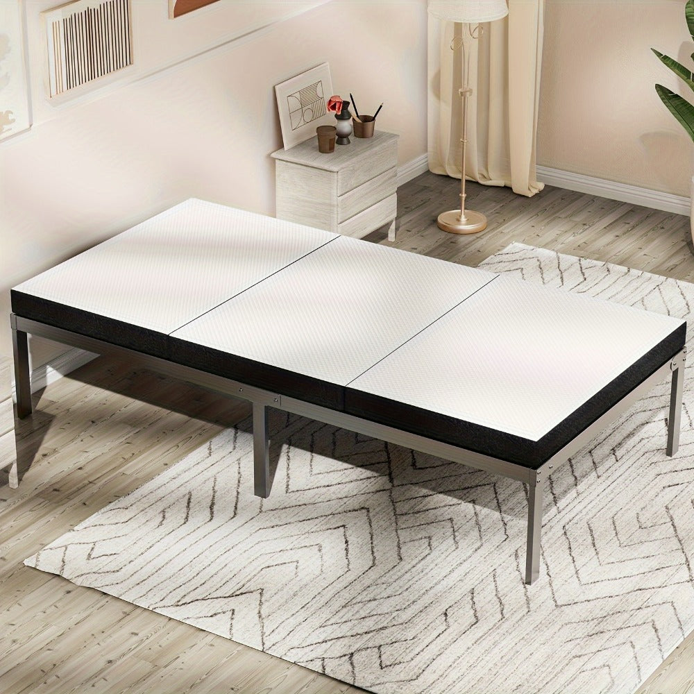 Folding Mattress, Tri-Fold Mattress Portable Folding Memory Foam Floor Mat with Washable shown in the main product view
