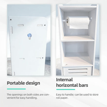 Freestanding Bathroom Storage Cabinet, Home Storage Cupboard detail image - detail view 10