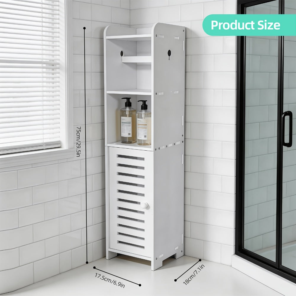 Freestanding Bathroom Storage Cabinet, Home Storage Cupboard detail image