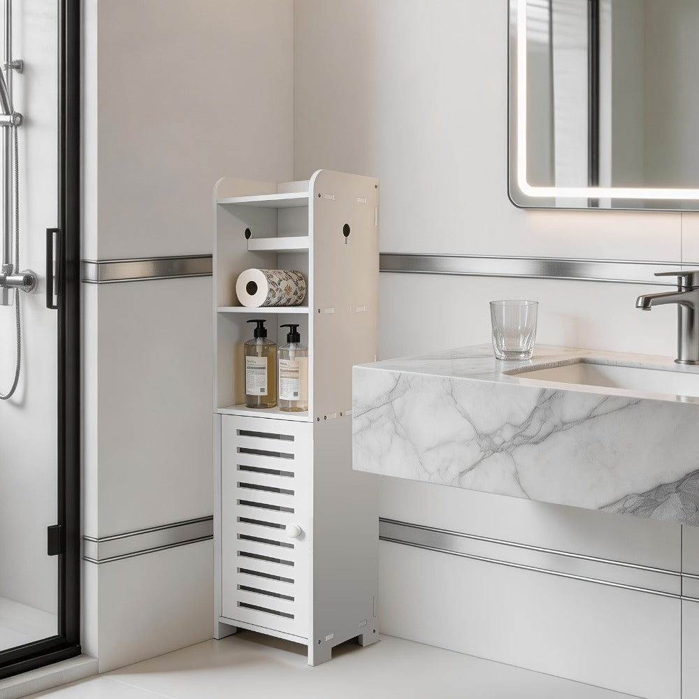Freestanding Bathroom Storage Cabinet, Home Storage Cupboard detail image - detail view 8