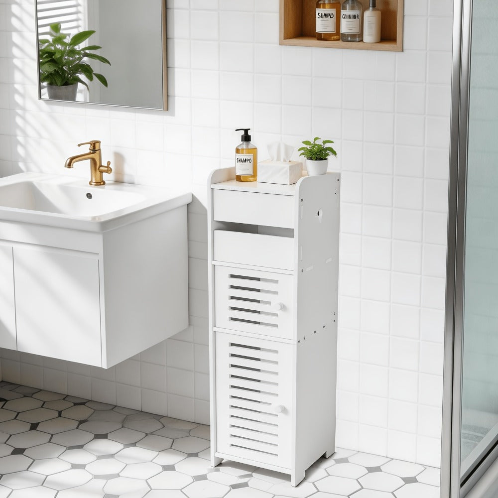 Freestanding Bathroom Storage Cabinet, Home Storage Cupboard detail image - detail view 9
