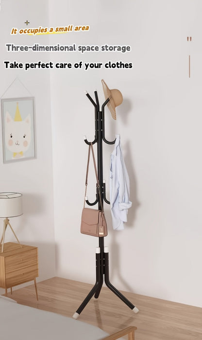 Freestanding Heavy-Duty Coat Rack with Tool-Free Assembly, Entryway Hall Tree detail image - detail view 10