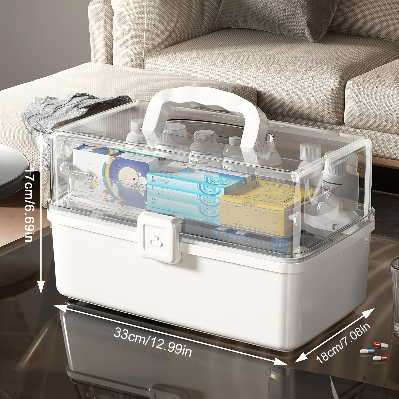 Medicine Chest shown in the Uyi-White-Size S option