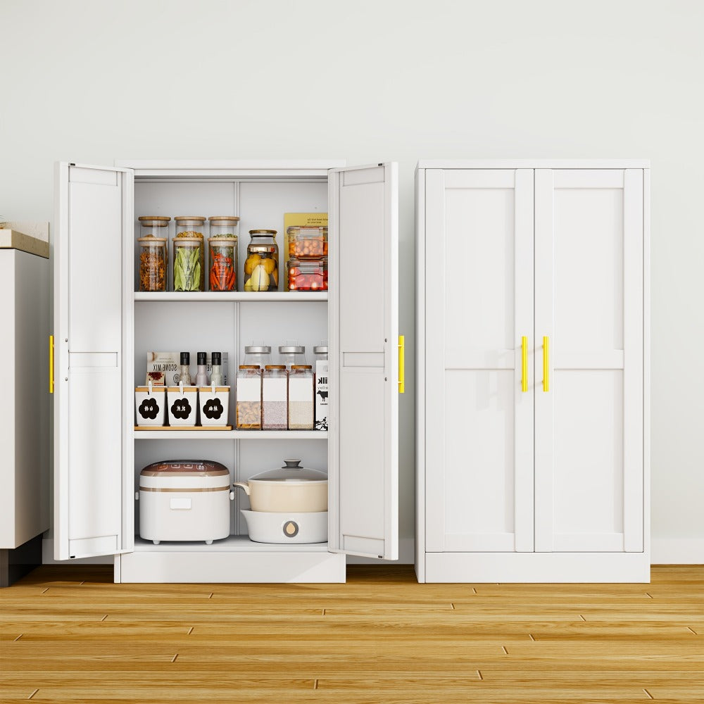 Freestanding Metal Bathroom Storage Cabinet, Home Storage Cupboard detail image - detail view 10