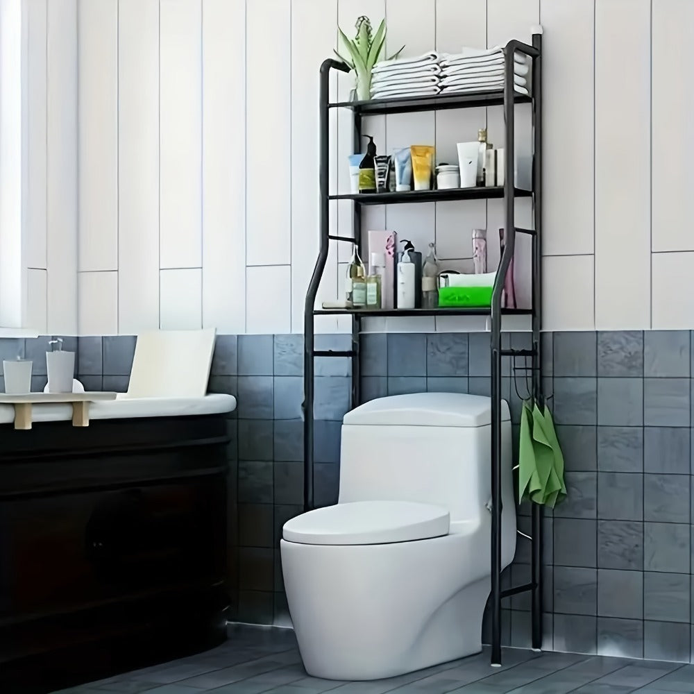 Freestanding Metal Bathroom Storage Rack for Organized Everyday Storage detail image