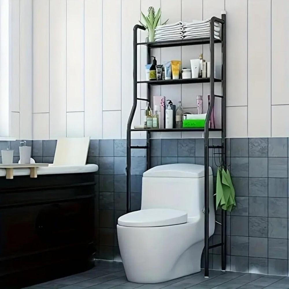 Freestanding Metal Bathroom Storage Rack for Organized Everyday Storage detail image - detail view 5