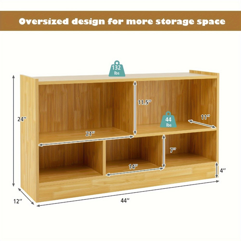 Freestanding Storage Cabinet with Open Shelves, Freestanding Storage Cupboard detail image - detail view 3