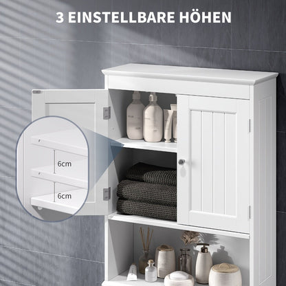 Freestanding Tall Over-the-Toilet Storage Organizer, Bathroom Space Saver for Entryway detail image - detail view 8