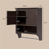 Wall Cabinet Dark Brown