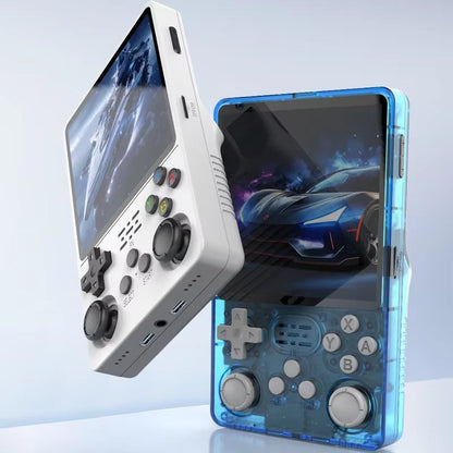 R36S Plus Handheld Game Console – 15000 Preloaded Games 4" IPS Linux Batocera Wi-Fi TV Output 64GB 128GB PS1 N64 SNES GBA SEGA Retro Emulator 10 Colors
