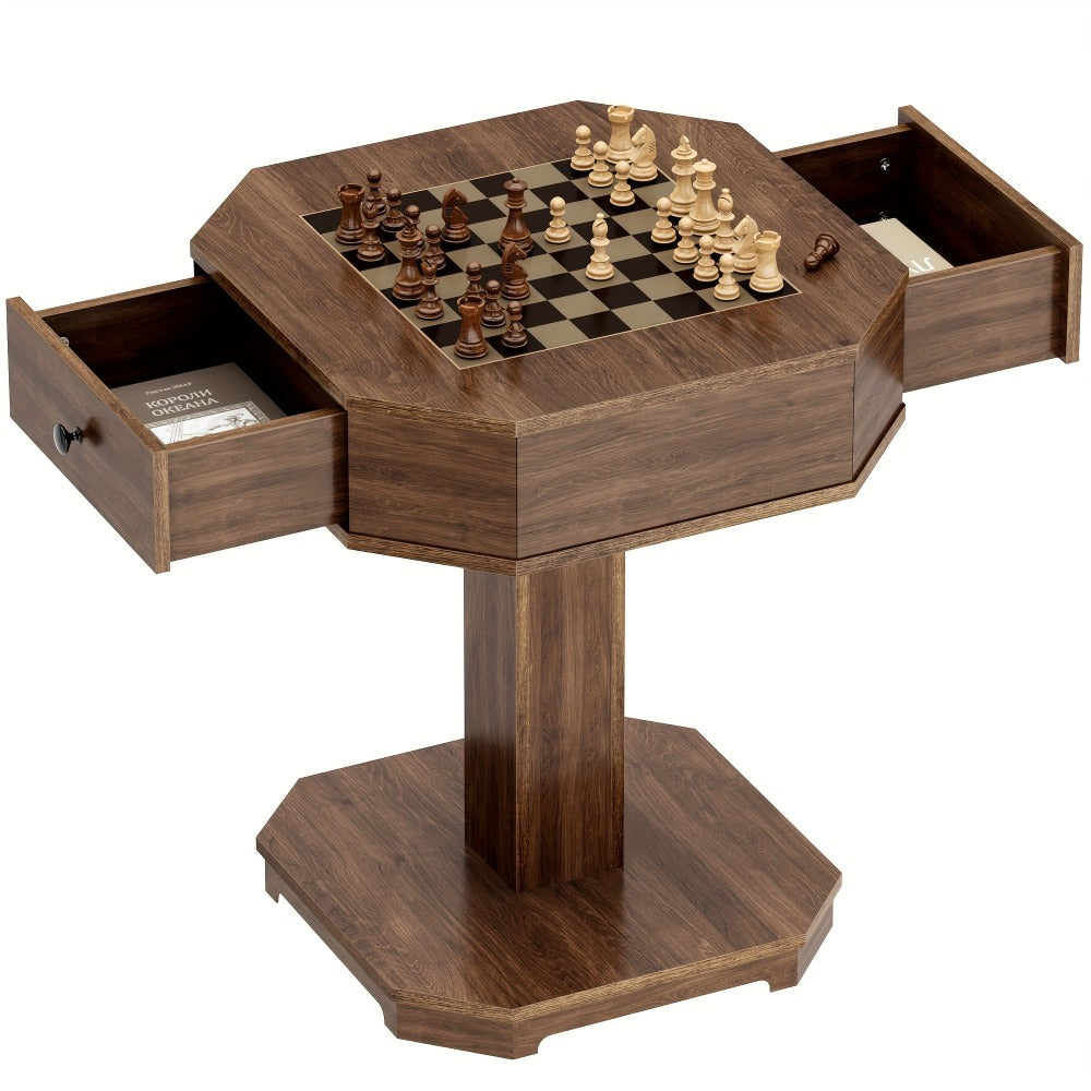 Game Tables And Accent Tables with Storage Drawers and Side Table for Living Room detail image - detail view 11