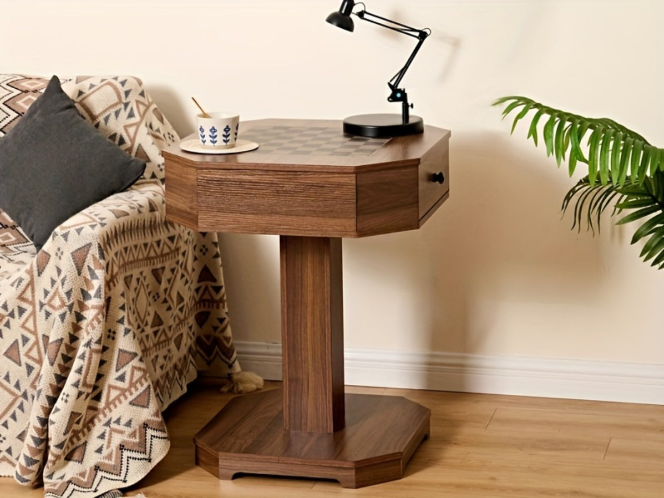 Game Tables And Accent Tables with Storage Drawers and Side Table for Living Room detail image - detail view 14