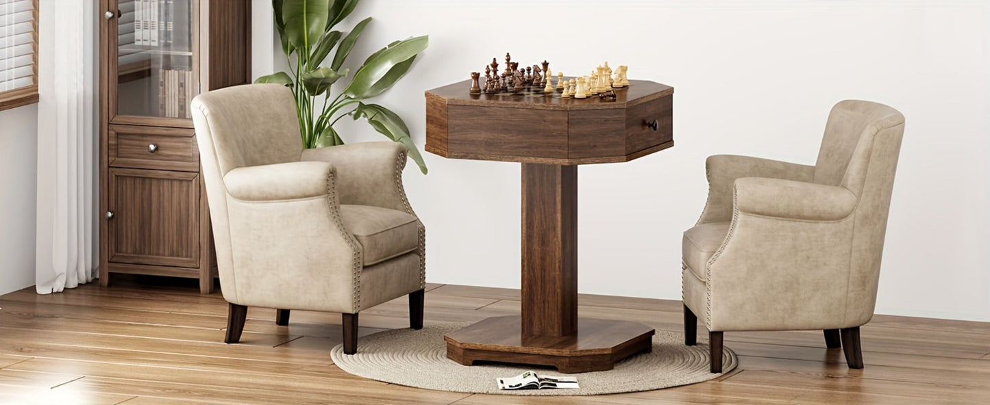 Game Tables And Accent Tables with Storage Drawers and Side Table for Living Room detail image - detail view 15