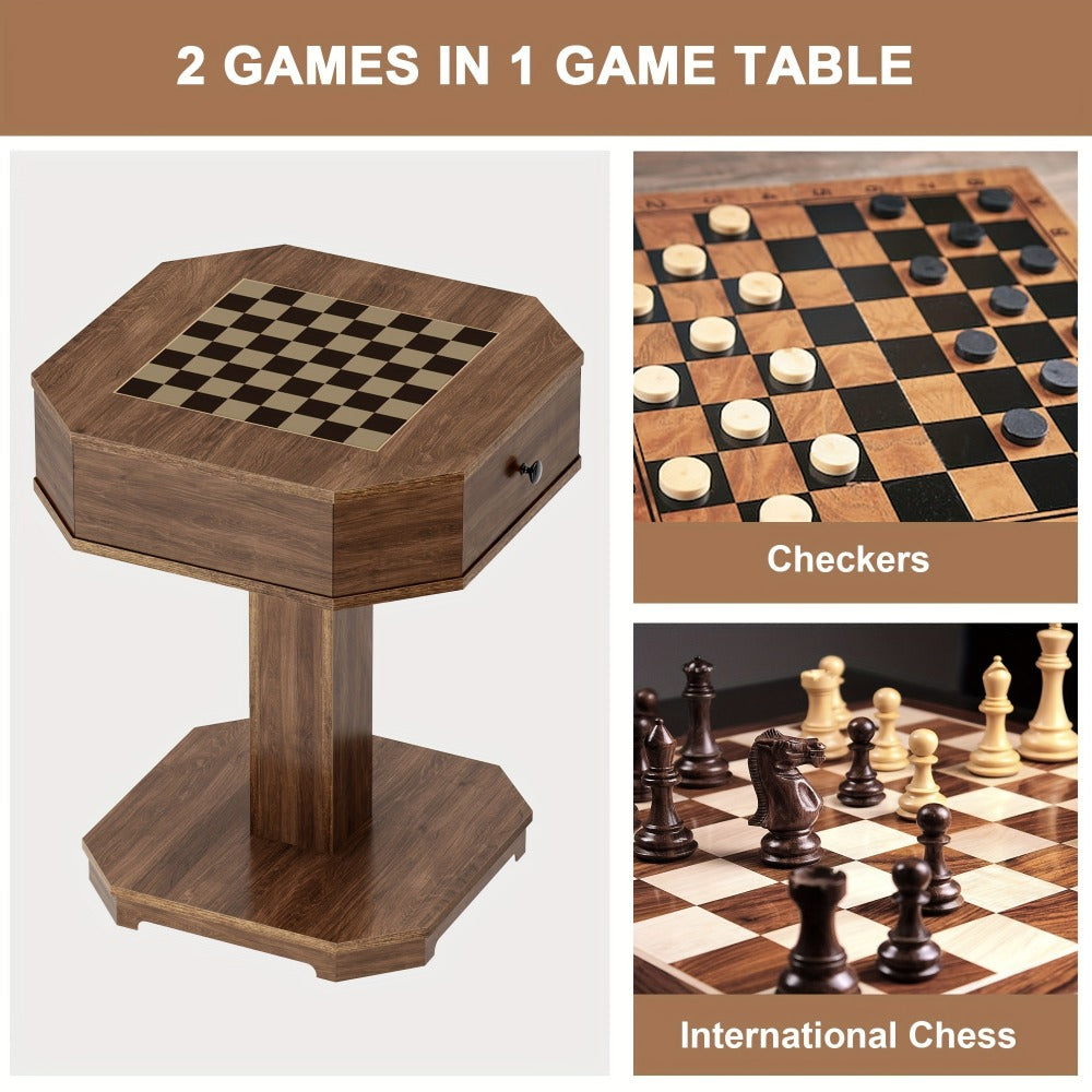 Game Tables And Accent Tables with Storage Drawers and Side Table for Living Room detail image - detail view 5