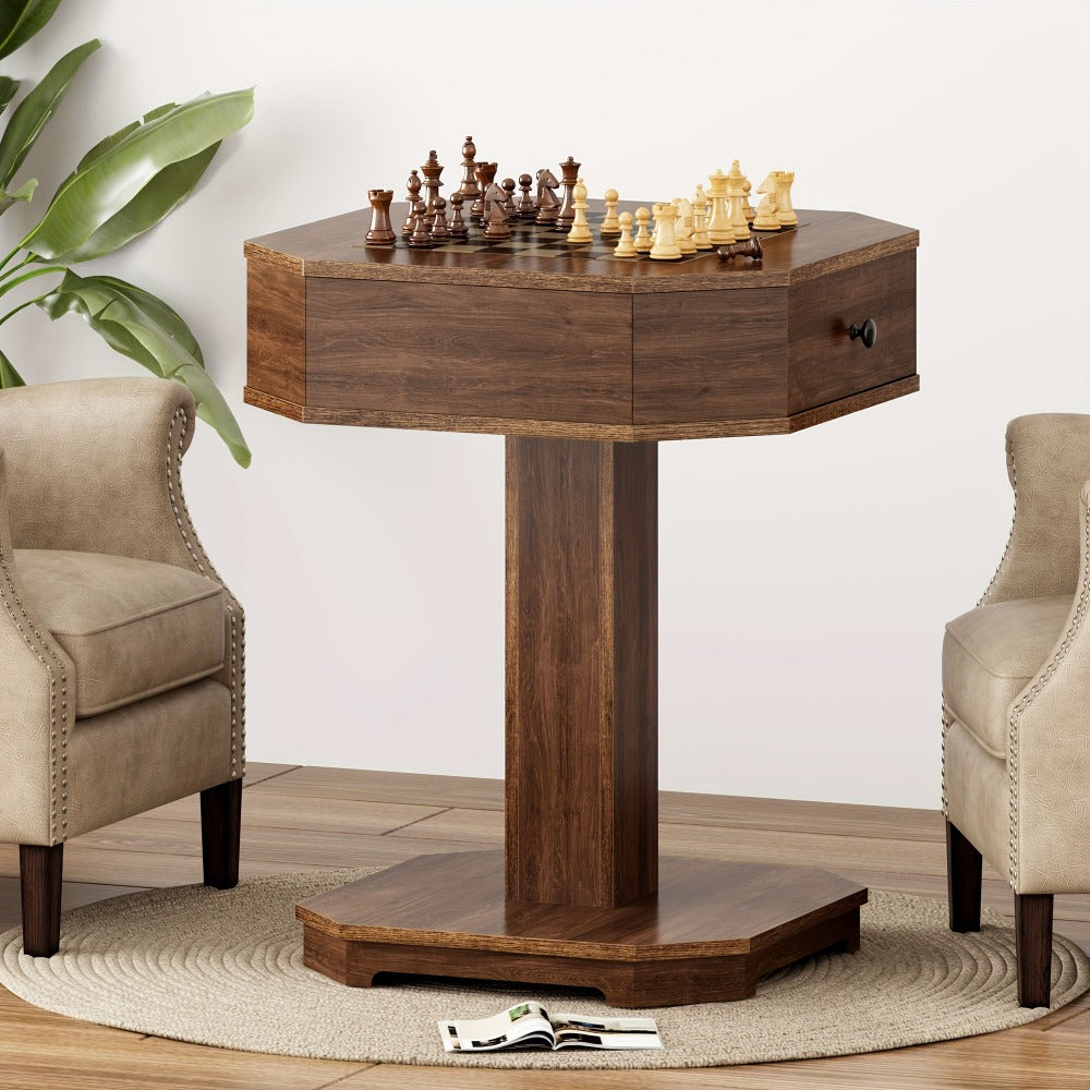 Game Tables And Accent Tables with Storage Drawers and Side Table for Living Room detail image - detail view 7