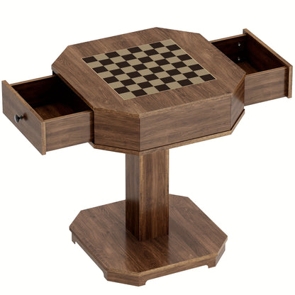 Game Tables and Accent Tables shown in the Walnut option