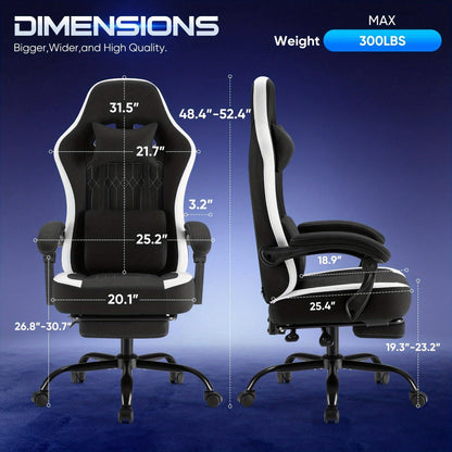 Gaming Chair, Ergonomic Video Game Chair for Comfortable Everyday Seating detail image - detail view 20