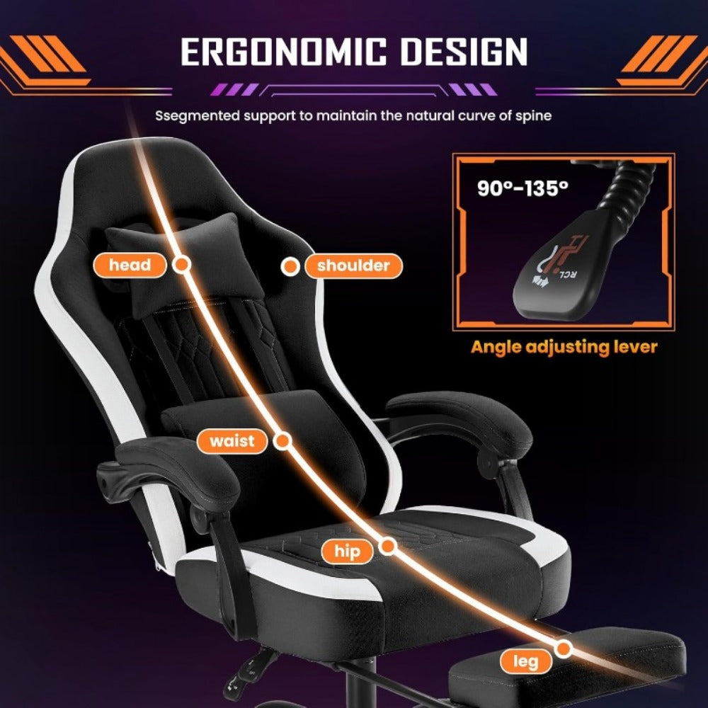 Gaming Chair, Ergonomic Video Game Chair for Comfortable Everyday Seating detail image - detail view 4