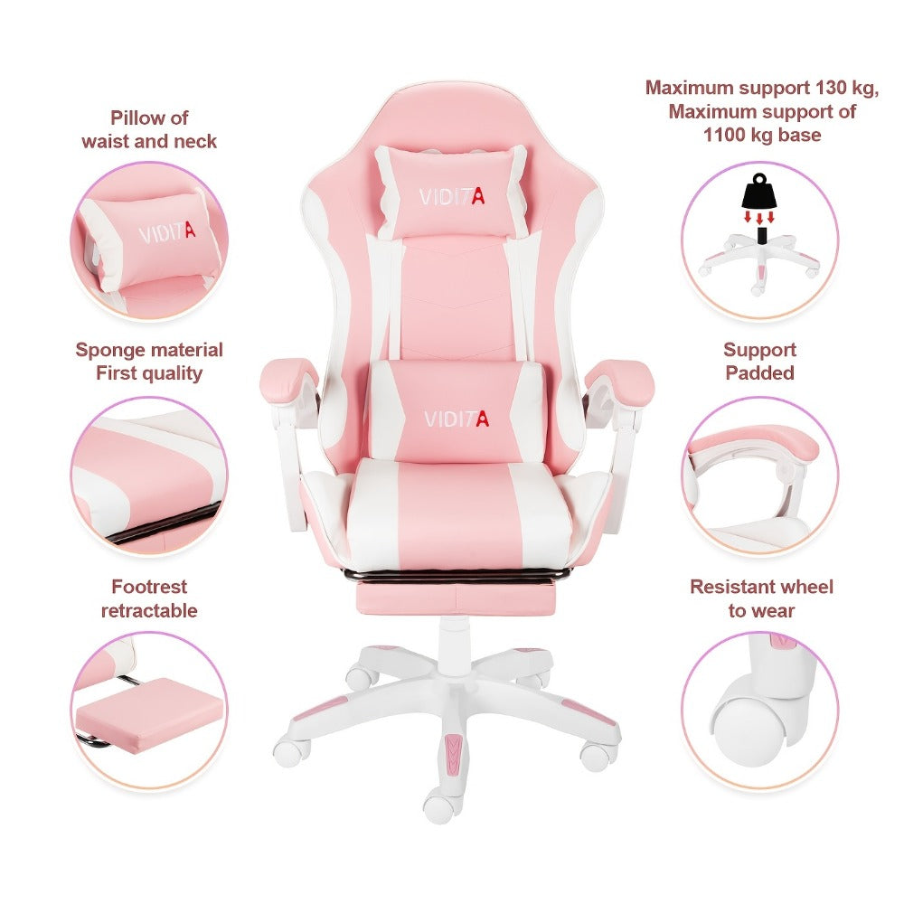 Gaming Chair, Ergonomic Video Game Chair for Comfortable Everyday Seating in Home Office detail image - detail view 12