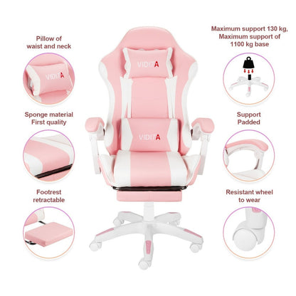 Gaming Chair, Ergonomic Video Game Chair for Comfortable Everyday Seating in Home Office detail image - detail view 12