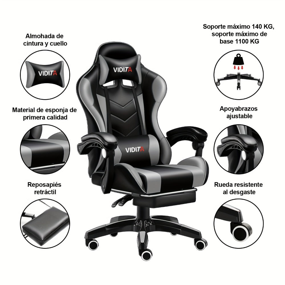 Gaming Chair, Ergonomic Video Game Chair for Comfortable Everyday Seating in Home Office detail image - detail view 18