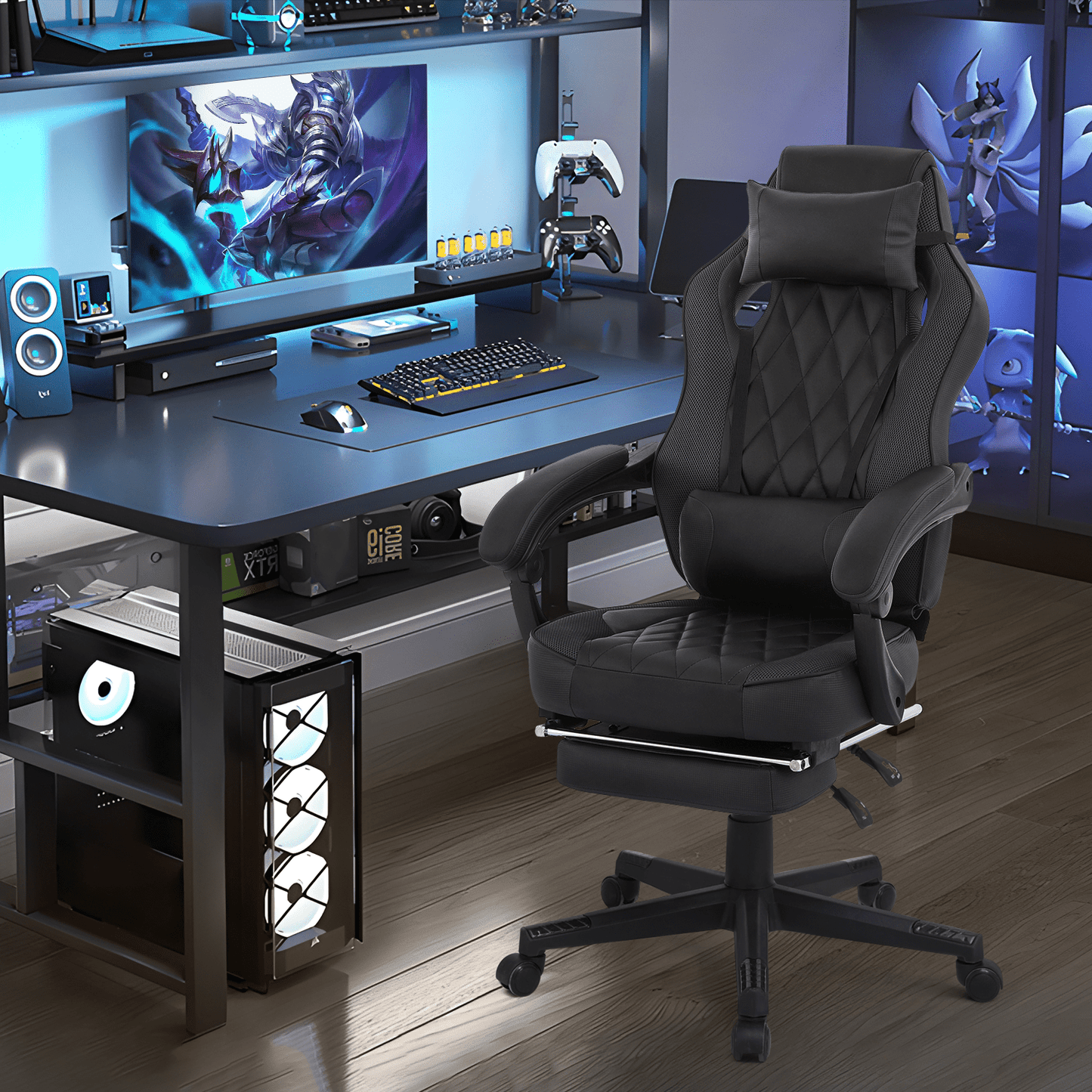 Gaming Chair, High-Back Gaming Seat for Comfortable Everyday Seating detail image - detail view 39