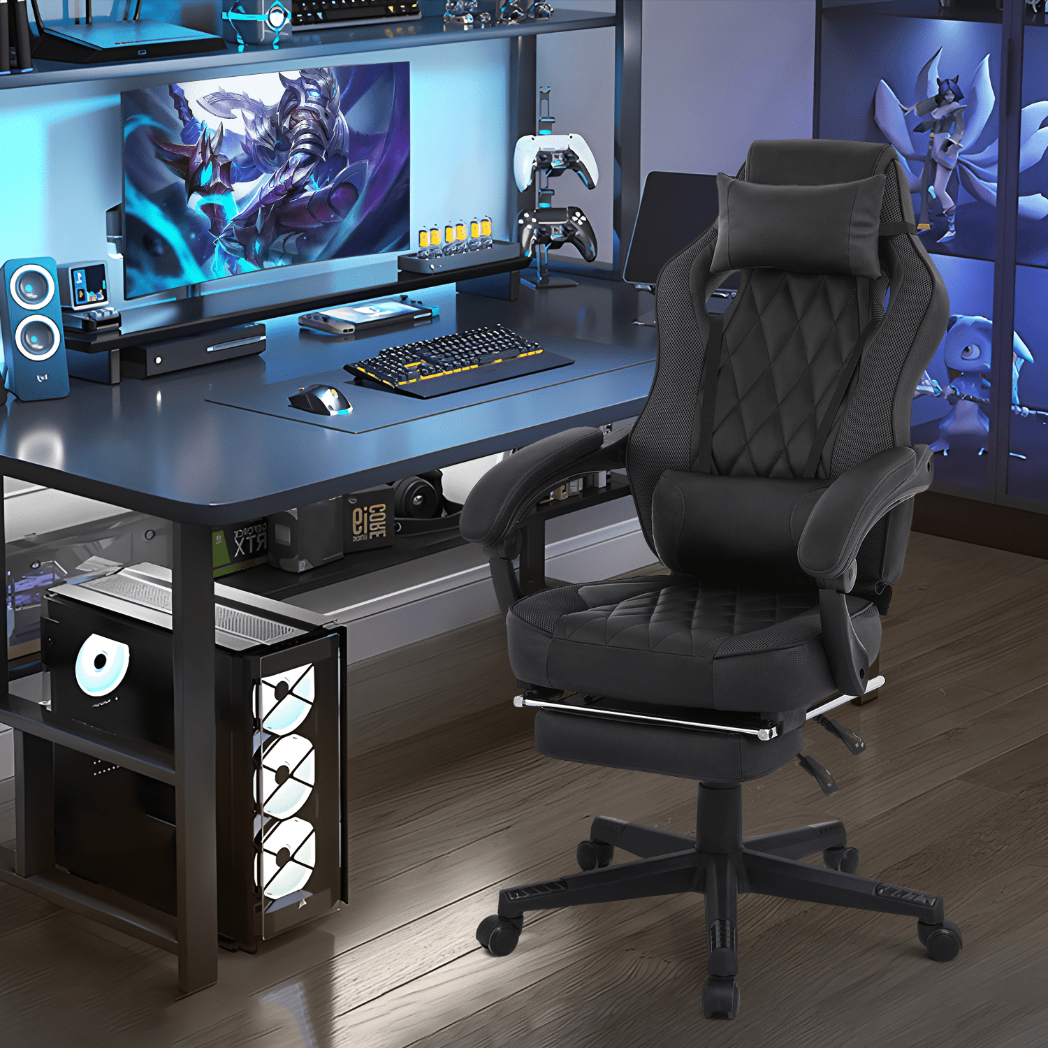 Gaming Chair, High-Back Gaming Seat for Comfortable Everyday Seating detail image - detail view 39