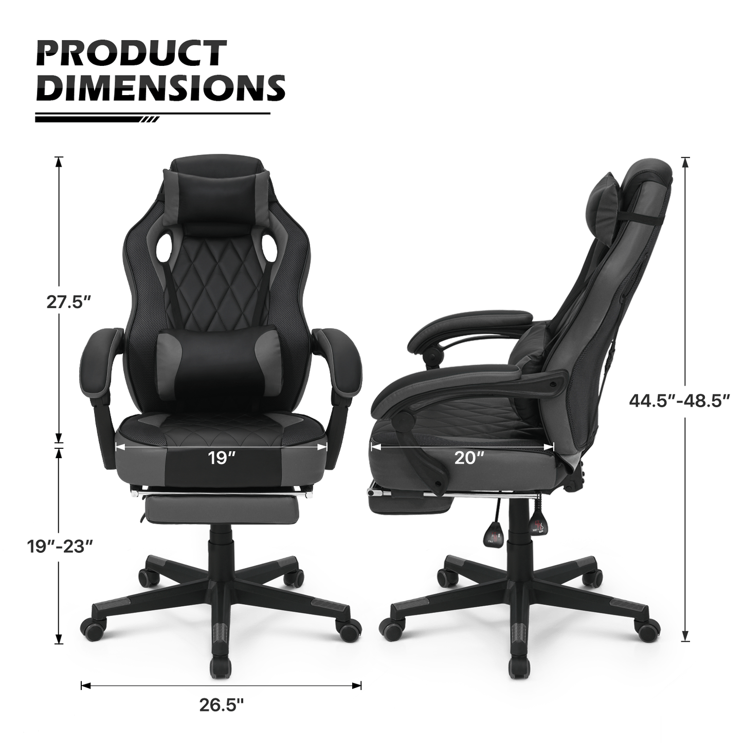 Gaming Chair, High-Back Gaming Seat for Comfortable Everyday Seating detail image - detail view 45