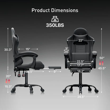 Gaming Chair, High-Back Gaming Seat for Comfortable Everyday Seating detail image - detail view 5