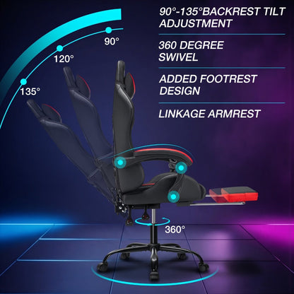 Gaming Chair, Reclining Computer Chair for Comfortable Everyday Seating detail image - detail view 11