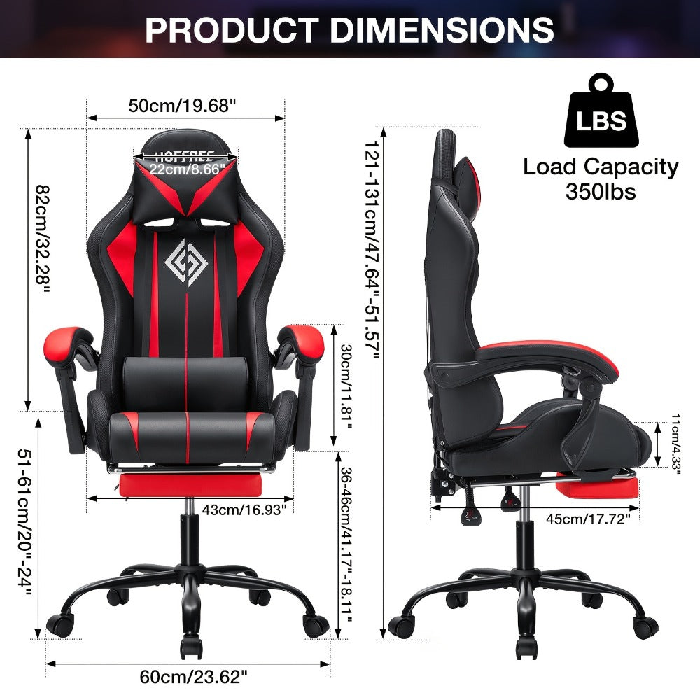 Gaming Chair, Reclining Computer Chair for Comfortable Everyday Seating detail image - detail view 4