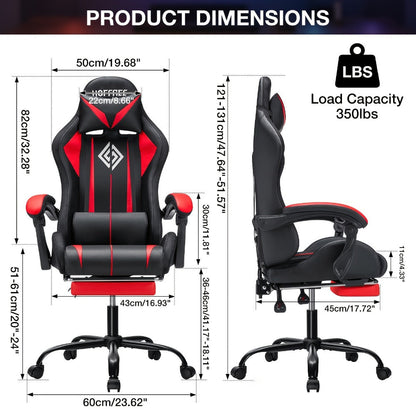 Gaming Chair, Reclining Computer Chair for Comfortable Everyday Seating detail image - detail view 4