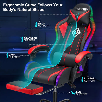Gaming Chair, Reclining Computer Chair for Comfortable Everyday Seating detail image - detail view 9