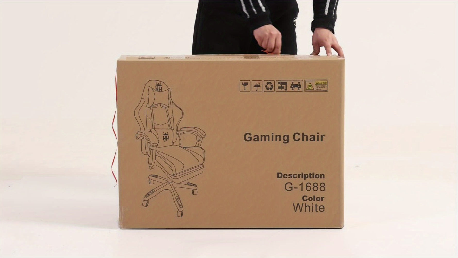 Gaming Chair with Footrest and Lumbar Support for Home Office detail image - detail view 14