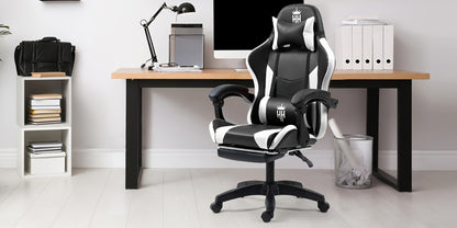 Gaming Chair with Footrest and Lumbar Support for Home Office detail image - detail view 19