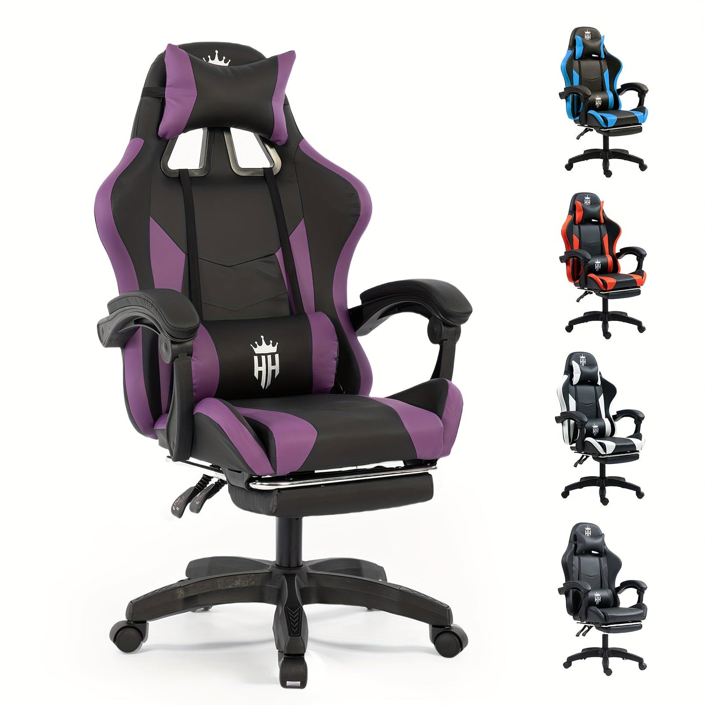 Gaming Chair shown in the Purple option