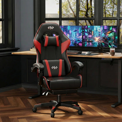 Gaming Chair with Footrest for Comfortable Everyday Seating in Home Office detail image - detail view 15