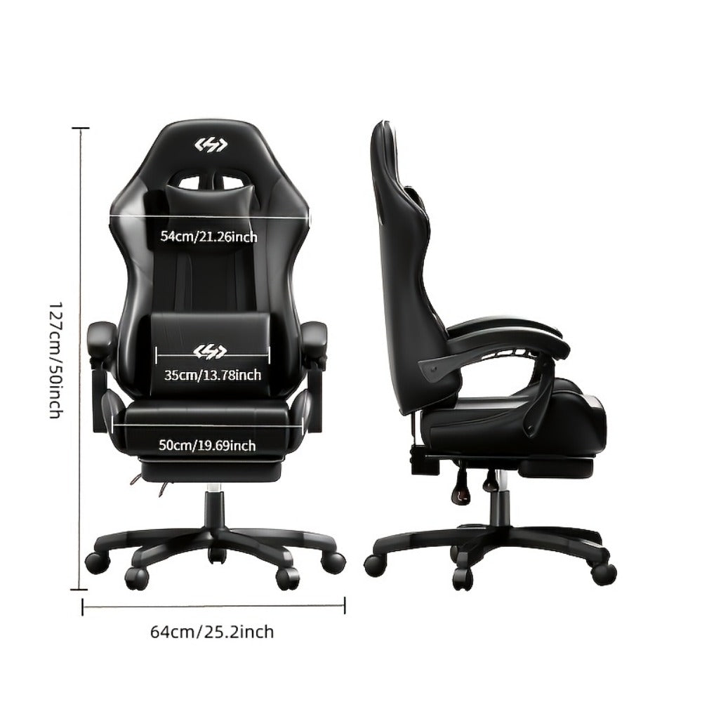 Gaming Chair with Footrest for Comfortable Everyday Seating in Home Office detail image - detail view 4