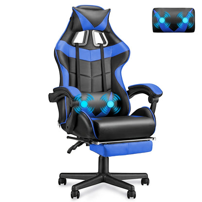 Gaming Chair shown in the Blue option