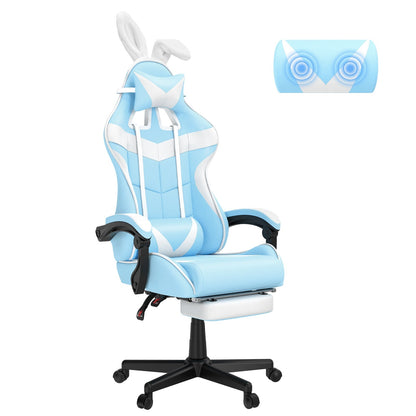Gaming Chair shown in the Light Blue option
