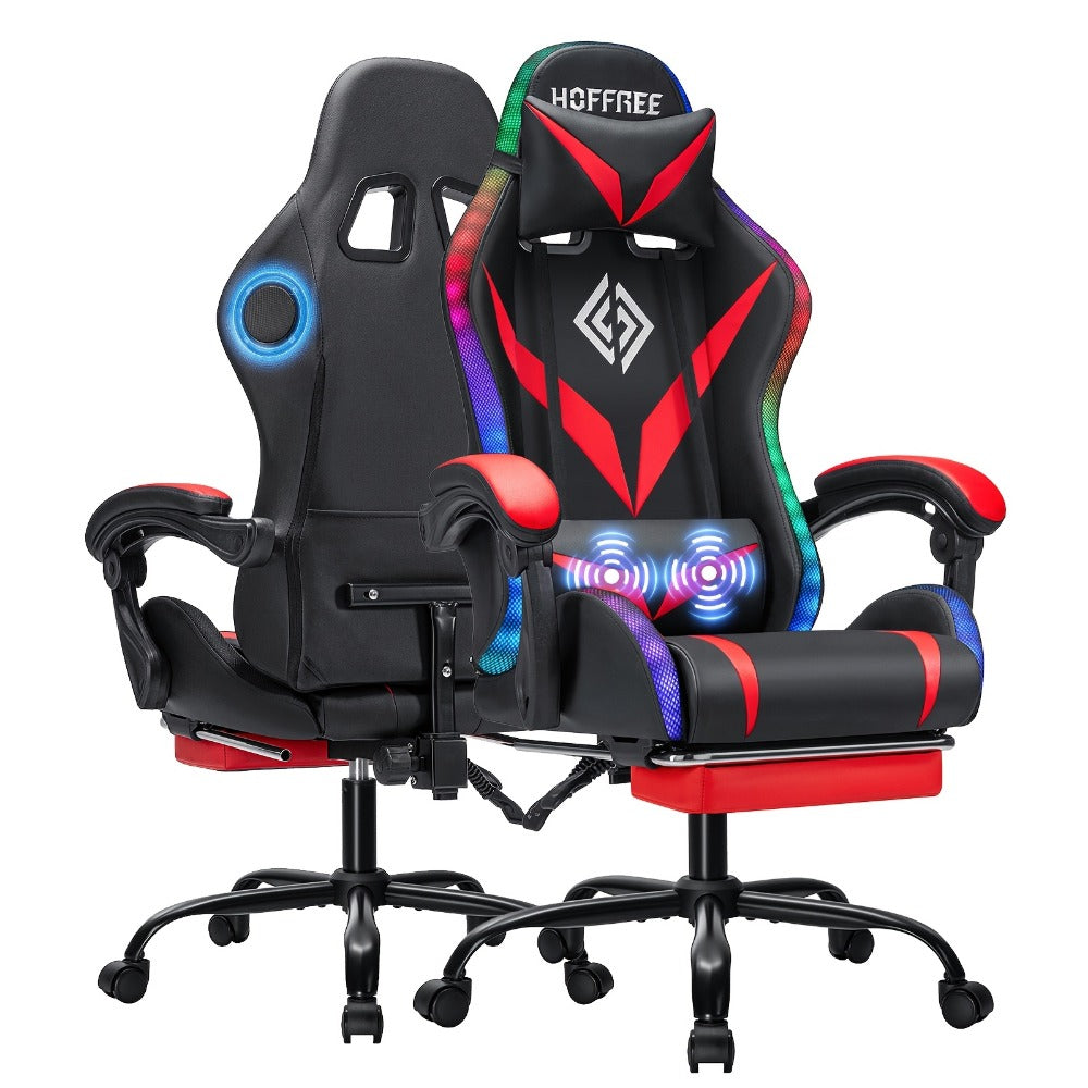 Gaming Chair with High Back, Reclining Computer Chair for Home Office detail image - detail view 12